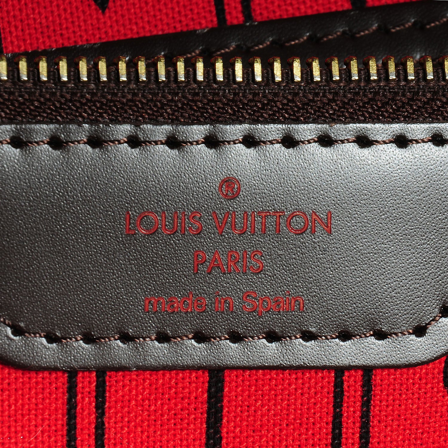 Louis Vuitton Damier Ebene Neverfull MM 6 of 7