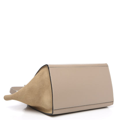 Celine Drummed Calfskin Suede Medium Trapeze Dune 3 of 10