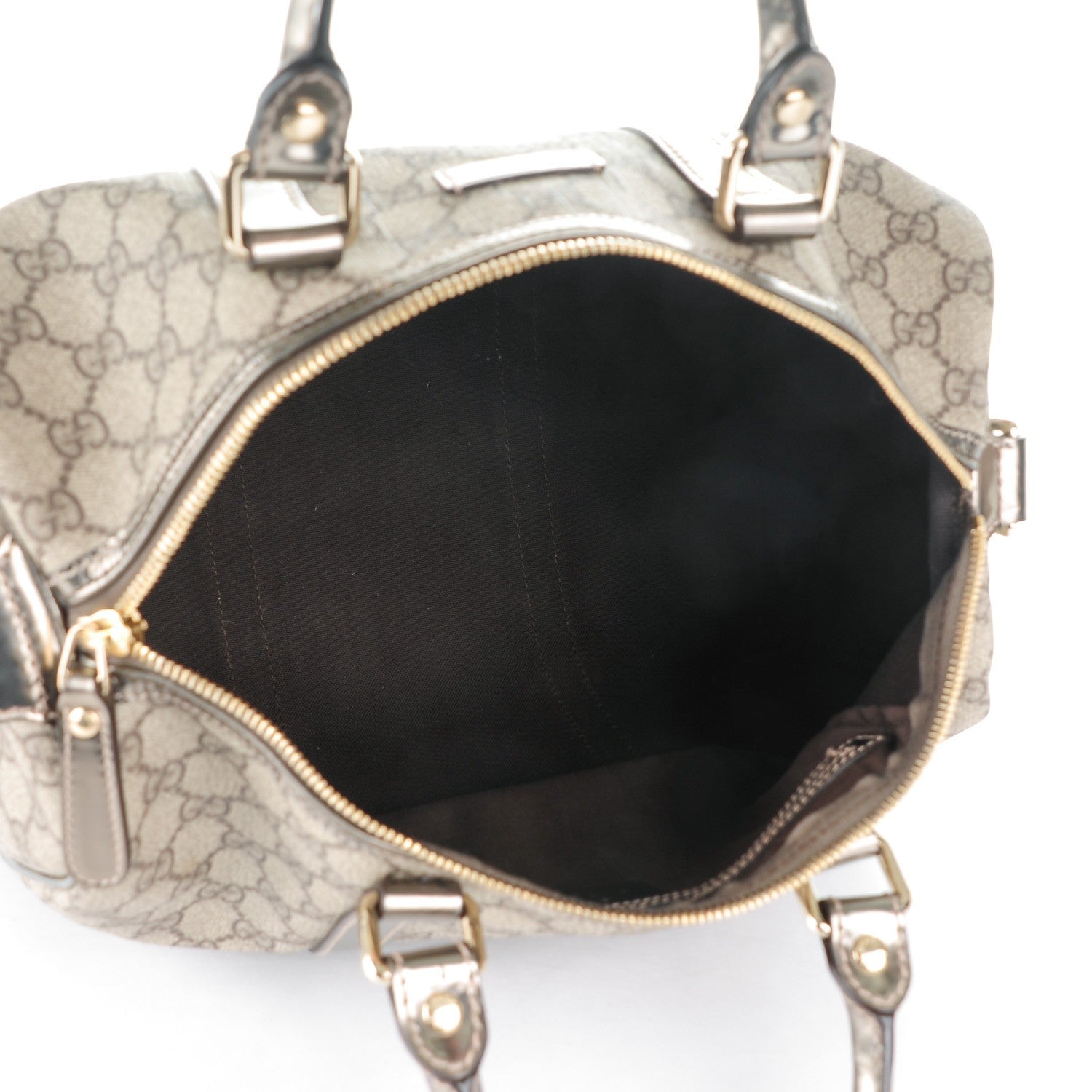 Gucci GG Plus Monogram Medium Joy Boston Pewter 4 of 6
