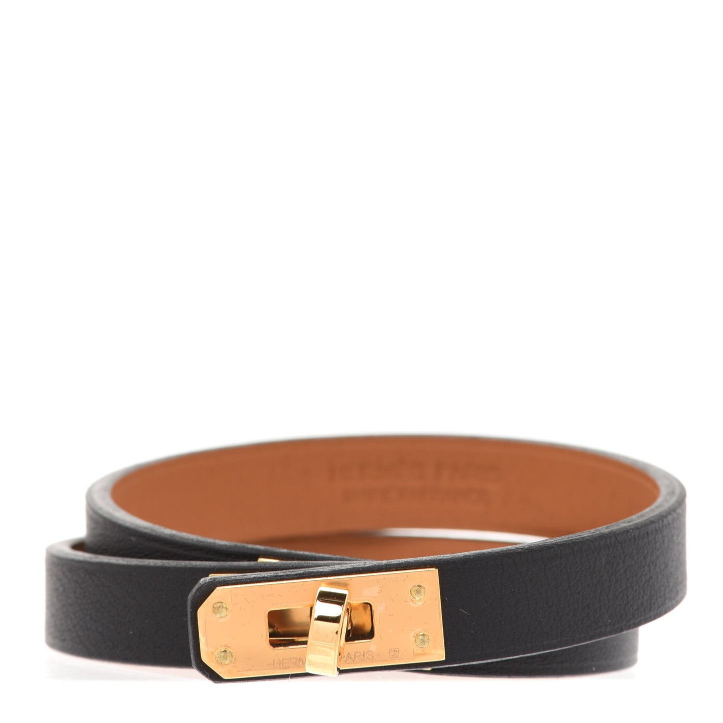 Box Kelly Double Tour Bracelet T2 Black