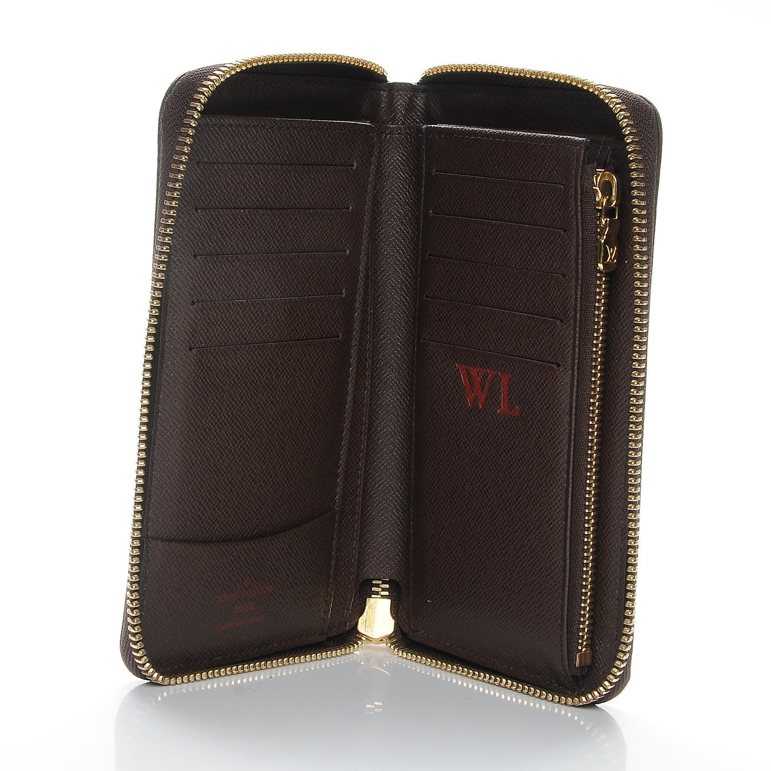 Louis Vuitton Damier Ebene Zippy Compact Wallet 5 of 8