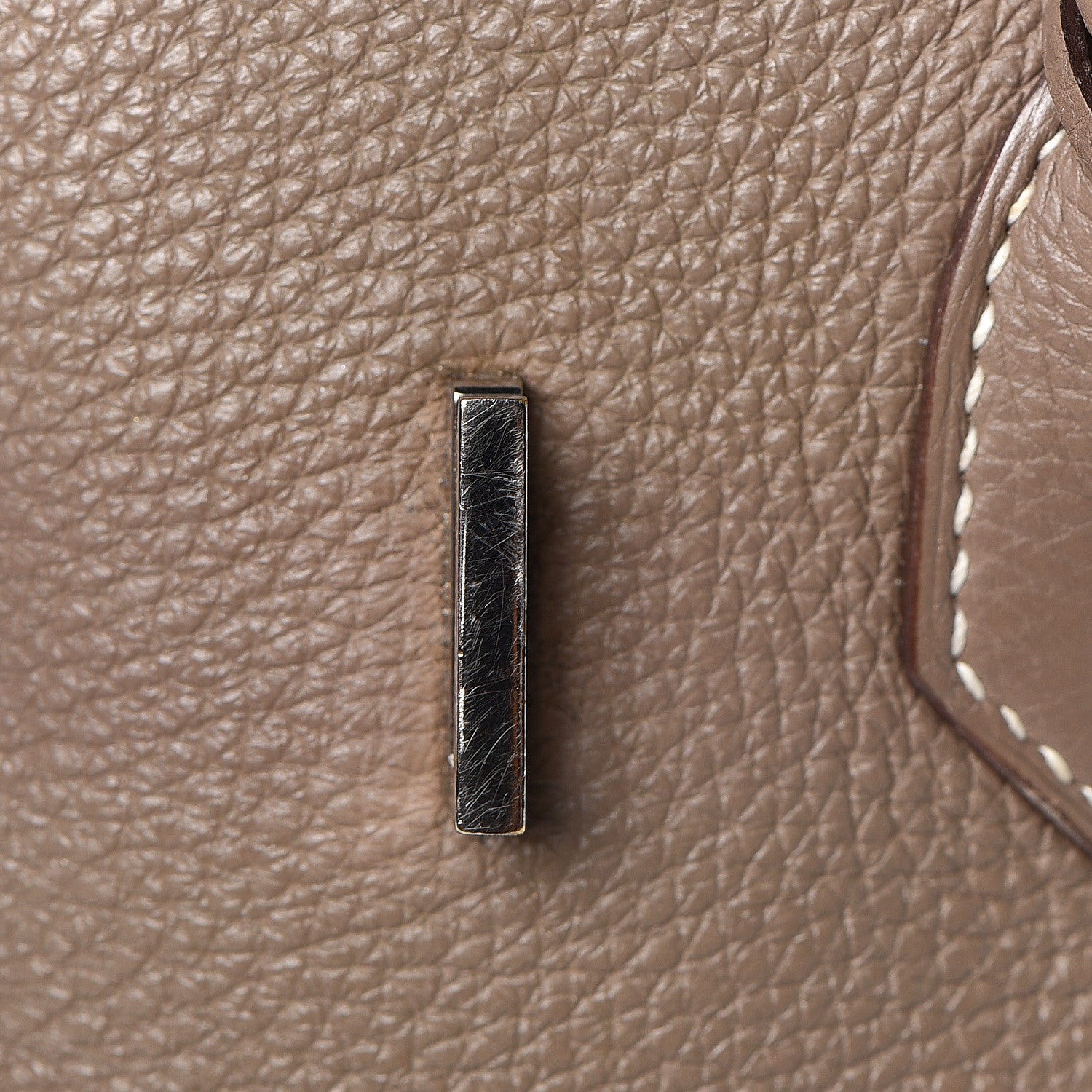 Hermes Taurillon Clemence Birkin 30 Etoupe 21 of 31
