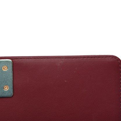 Chanel Calfskin Quilted Medium Boy Flap Burgundy 15 of 19