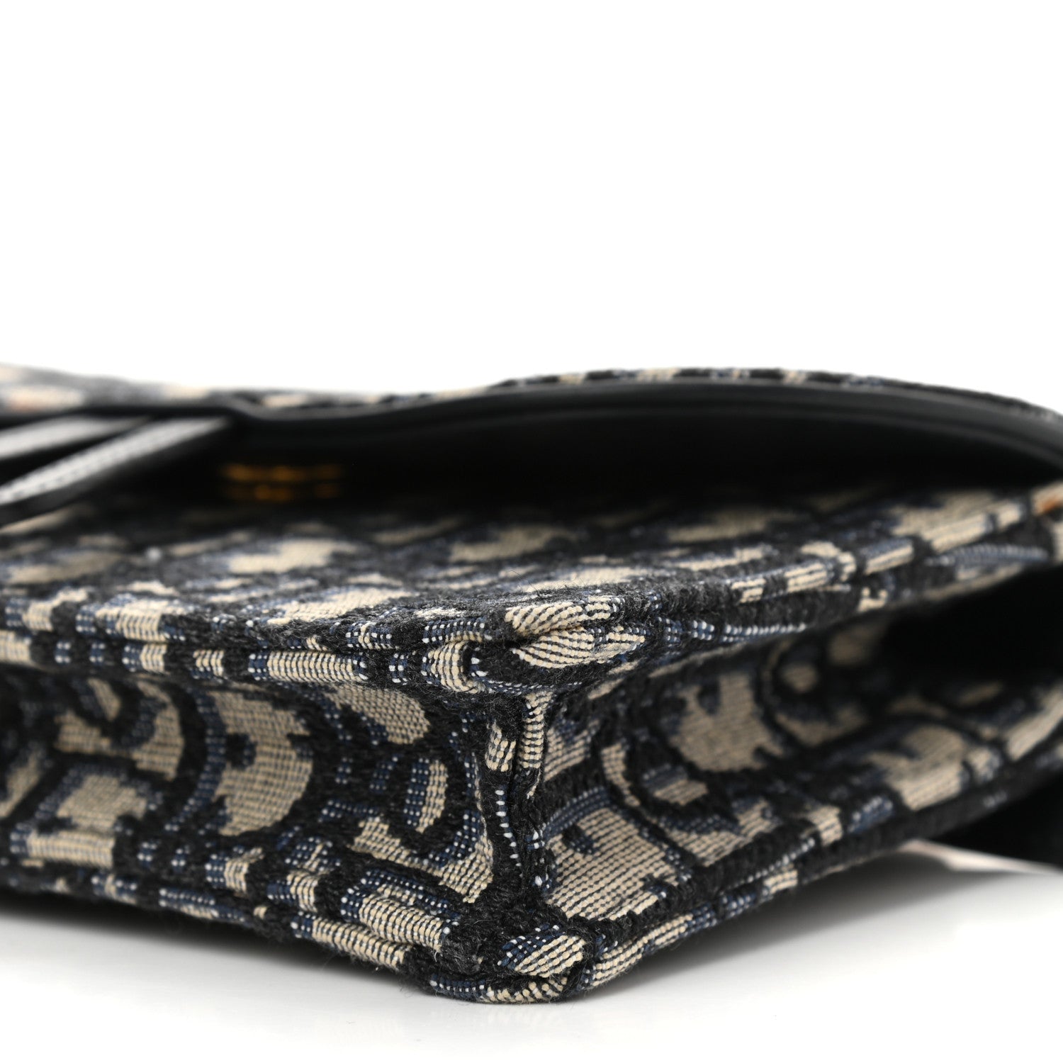 Christian Dior Oblique Saddle Belt Bag Blue 10 of 10