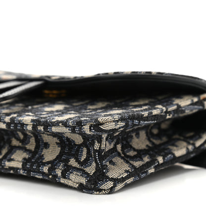 Christian Dior Oblique Saddle Belt Bag Blue 10 of 10