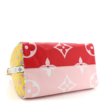 Louis Vuitton Monogram Giant Speedy Bandouliere 30 Rouge 4 of 12