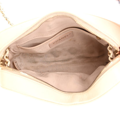 Chanel Caviar Quilted Small In & Out Camera Case White 5 of 12