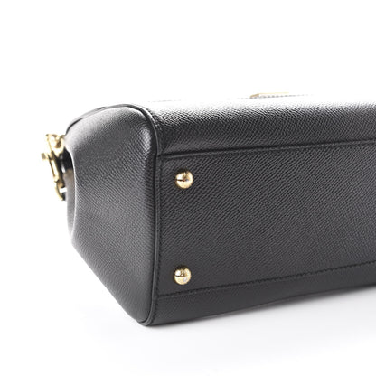 Dolce & Gabbana Dauphine Medium Miss Sicily Satchel Black 10 of 11