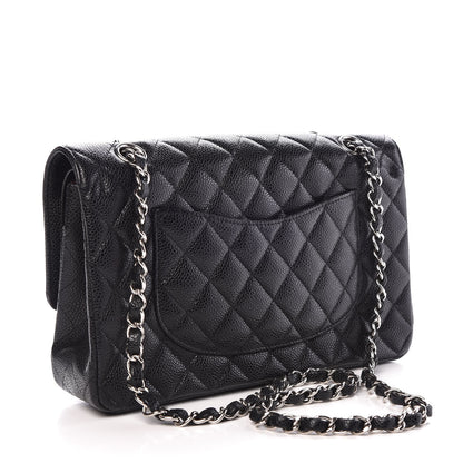 Chanel Caviar Quilted Medium Double Flap Black 4 of 8