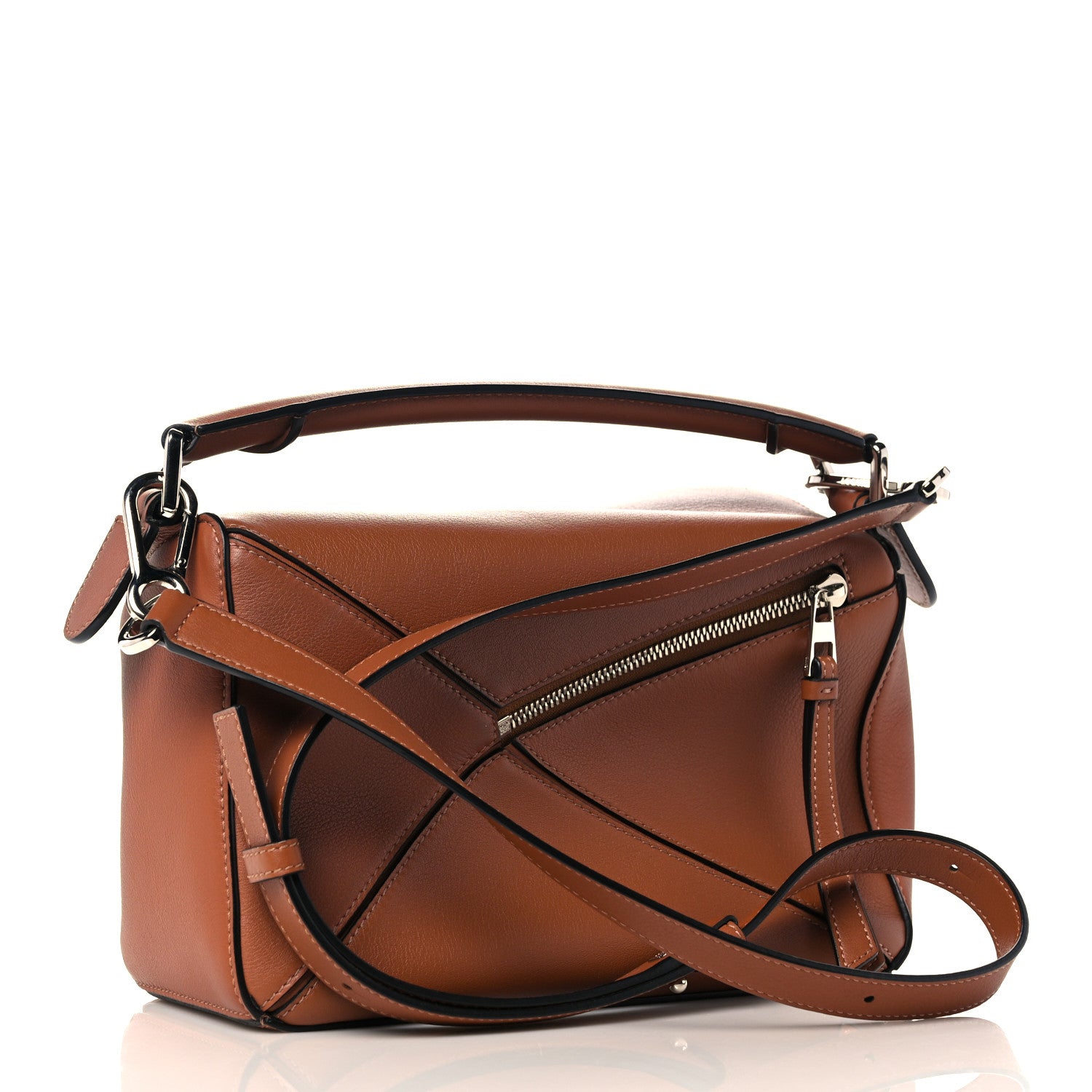 Loewe Calfskin Small Puzzle Bag Tan 2 of 16