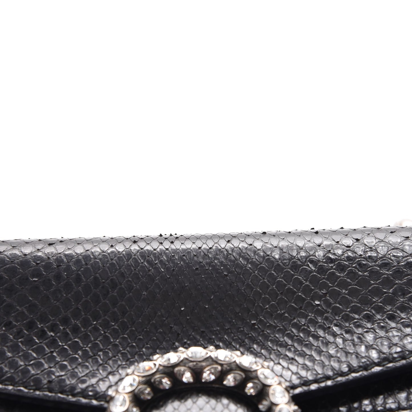 Python Mini Dionysus Shoulder Bag Black