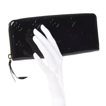Louis Vuitton Vernis Clemence Wallet Black 2 of 8