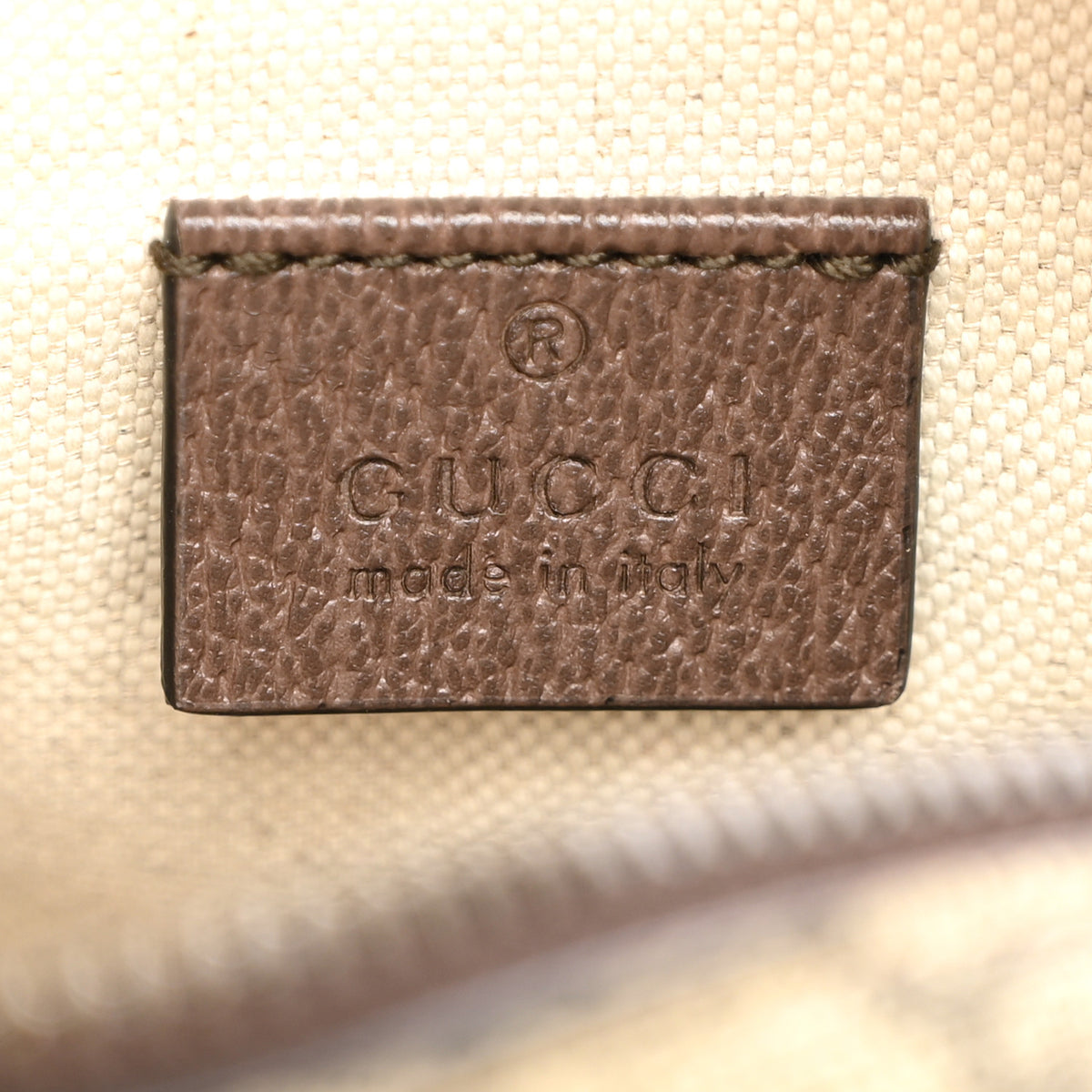 Gucci GG Supreme Monogram Mini Neo Vintage Double Zip Messenger Bag Beige New Acero Crop 6 of 13