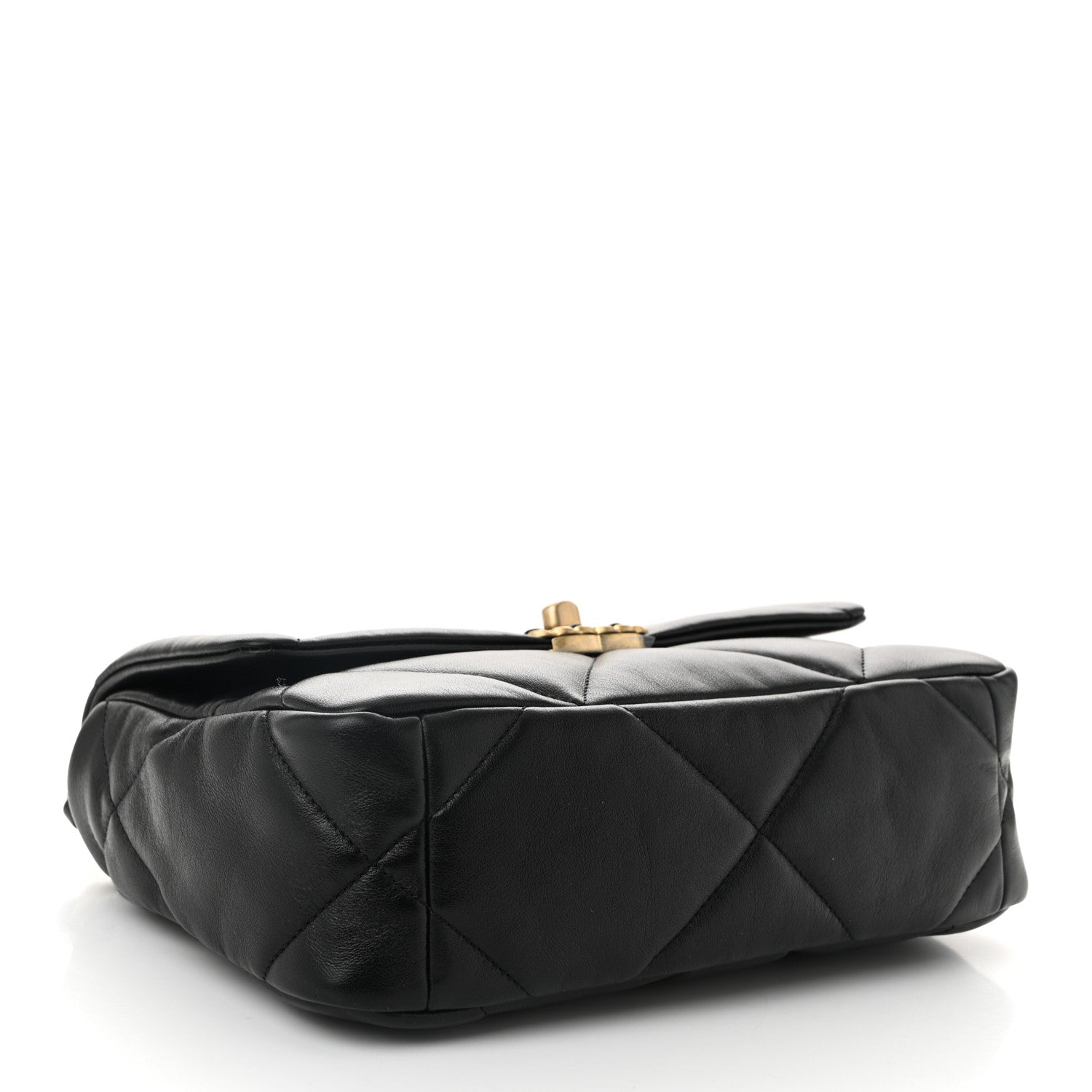 Chanel Lambskin Quilted Medium Chanel 19 Flap Black 4 of 10