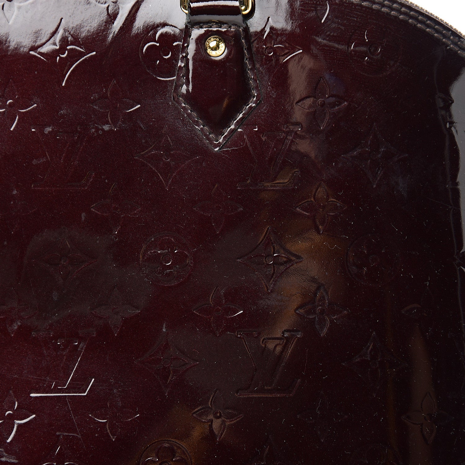 Louis Vuitton Vernis Alma GM Amarante 21 of 21