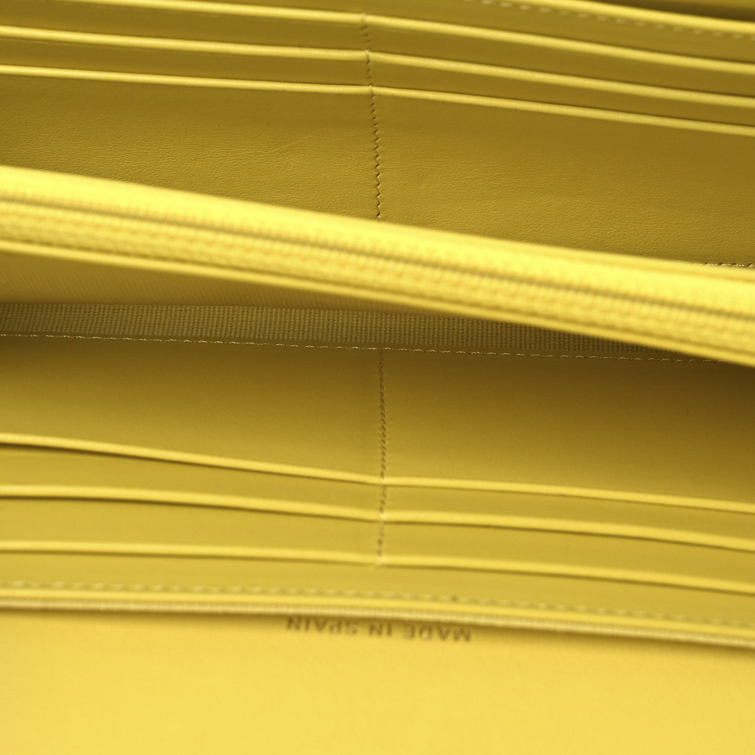 Chanel Lambskin Quilted Chanel 19 Flap Wallet Yellow 5 of 11