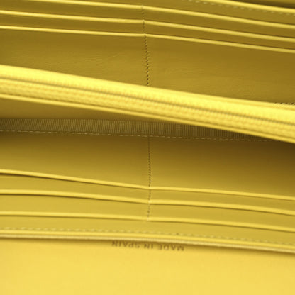 Chanel Lambskin Quilted Chanel 19 Flap Wallet Yellow 5 of 11