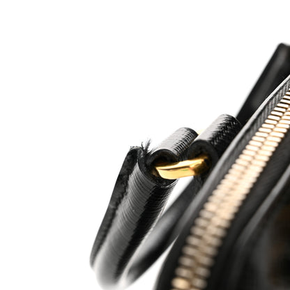 Prada Saffiano Vernice Small Promenade Tote Black 15 of 16