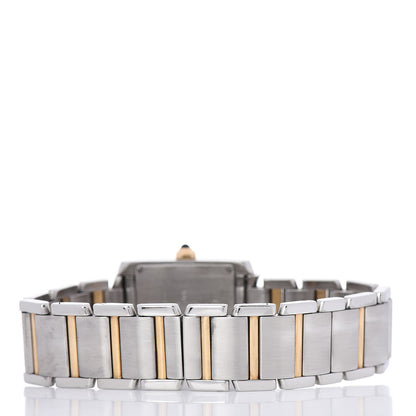 Cartier Stainless Steel 18K Yellow Gold 25mm Tank Francaise Quartz Watch 4 of 5