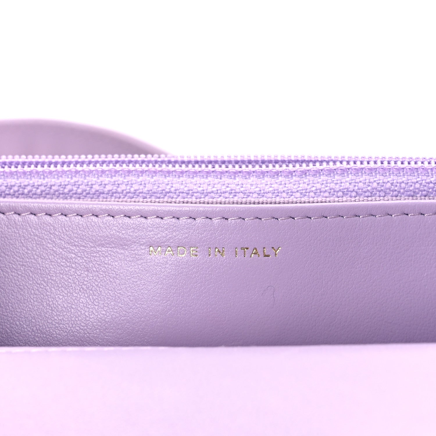Chanel Lambskin Quilted Chanel 19 Wallet On Chain WOC Light Purple 7 of 11