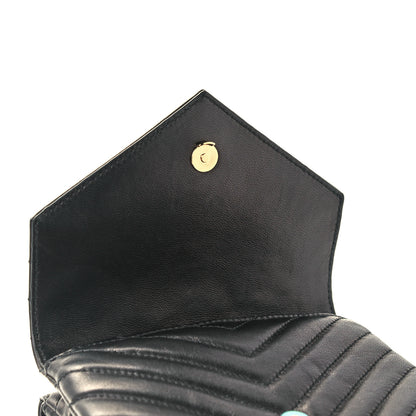 Saint Laurent Lambskin Quilted Double Flap Bag Black 12 of 12