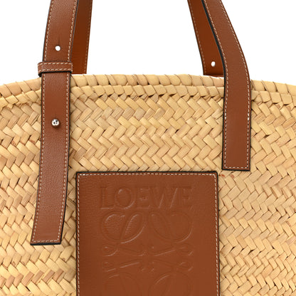 Loewe Raffia Large Basket Tote Bag Natural Tan 8 of 13