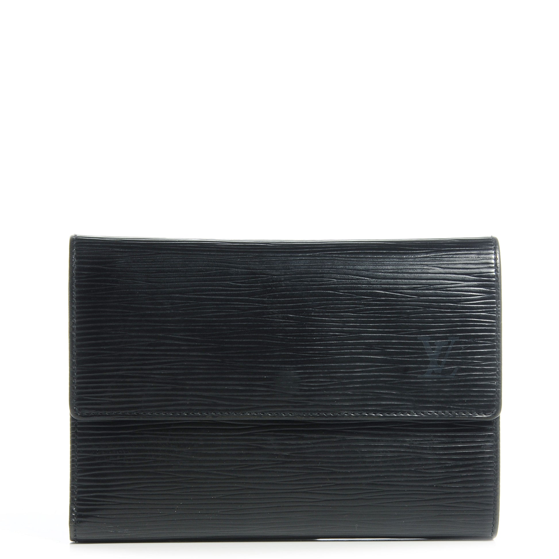 Louis Vuitton Epi Porte Tresor Etui Papiers Wallet Black 1 of 7