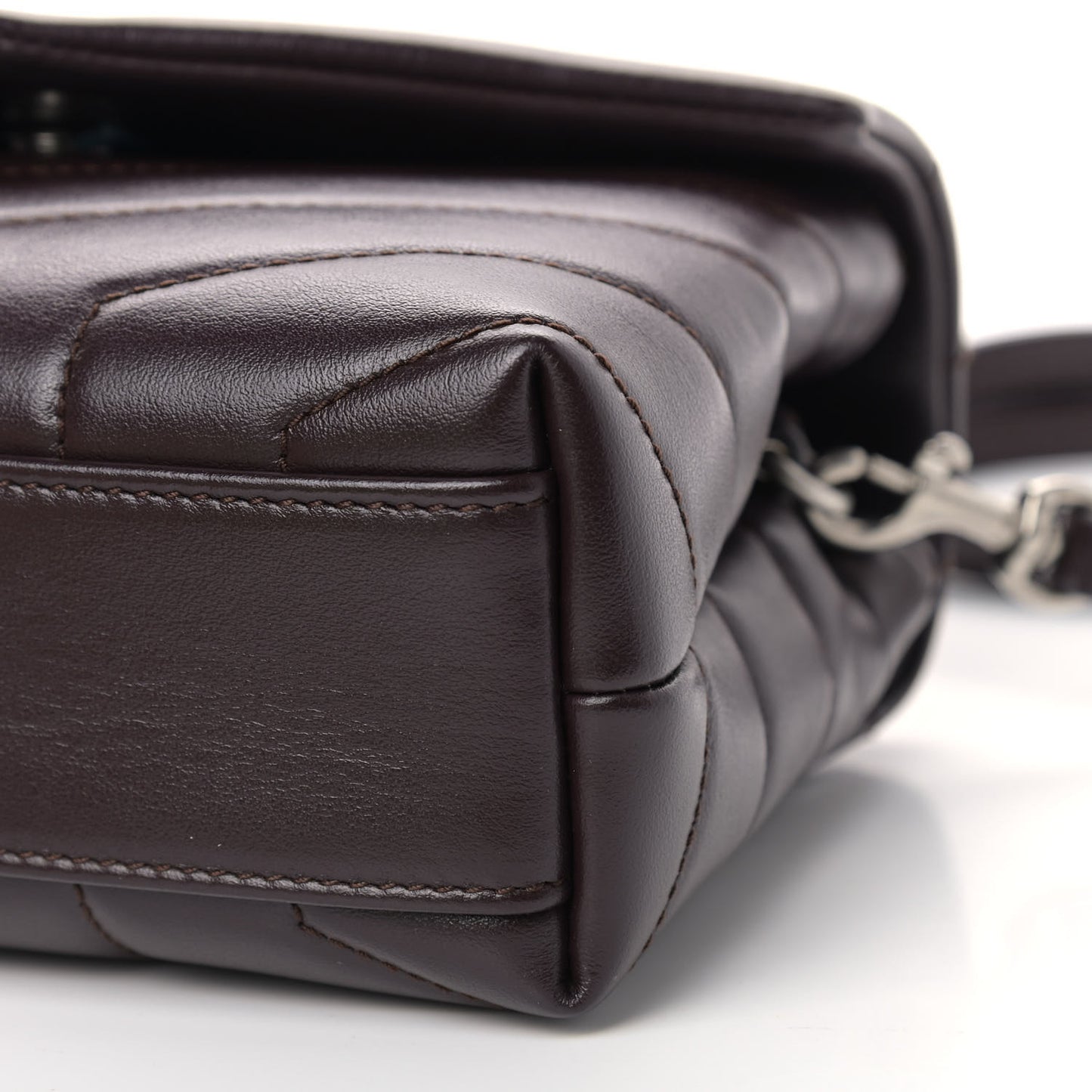 Calfskin Y Quilted Monogram Toy Loulou Monogram Crossbody Bag Black Tulipe