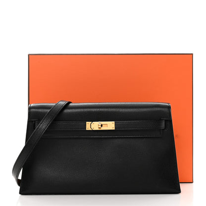 Hermes Chevre Chamkila Kelly Elan Black 17 of 17