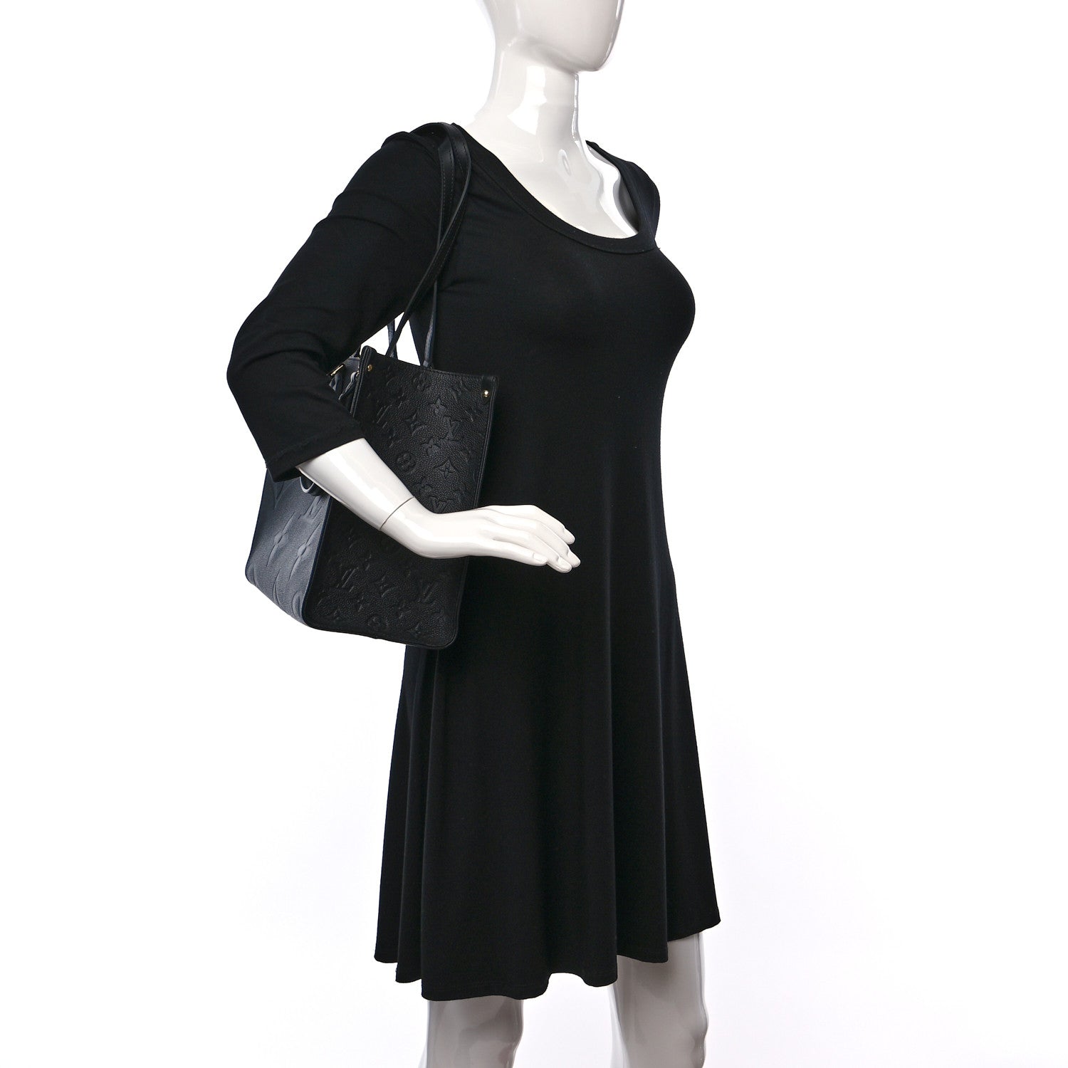 Louis Vuitton Empreinte Monogram Giant Onthego MM Black 2 of 10