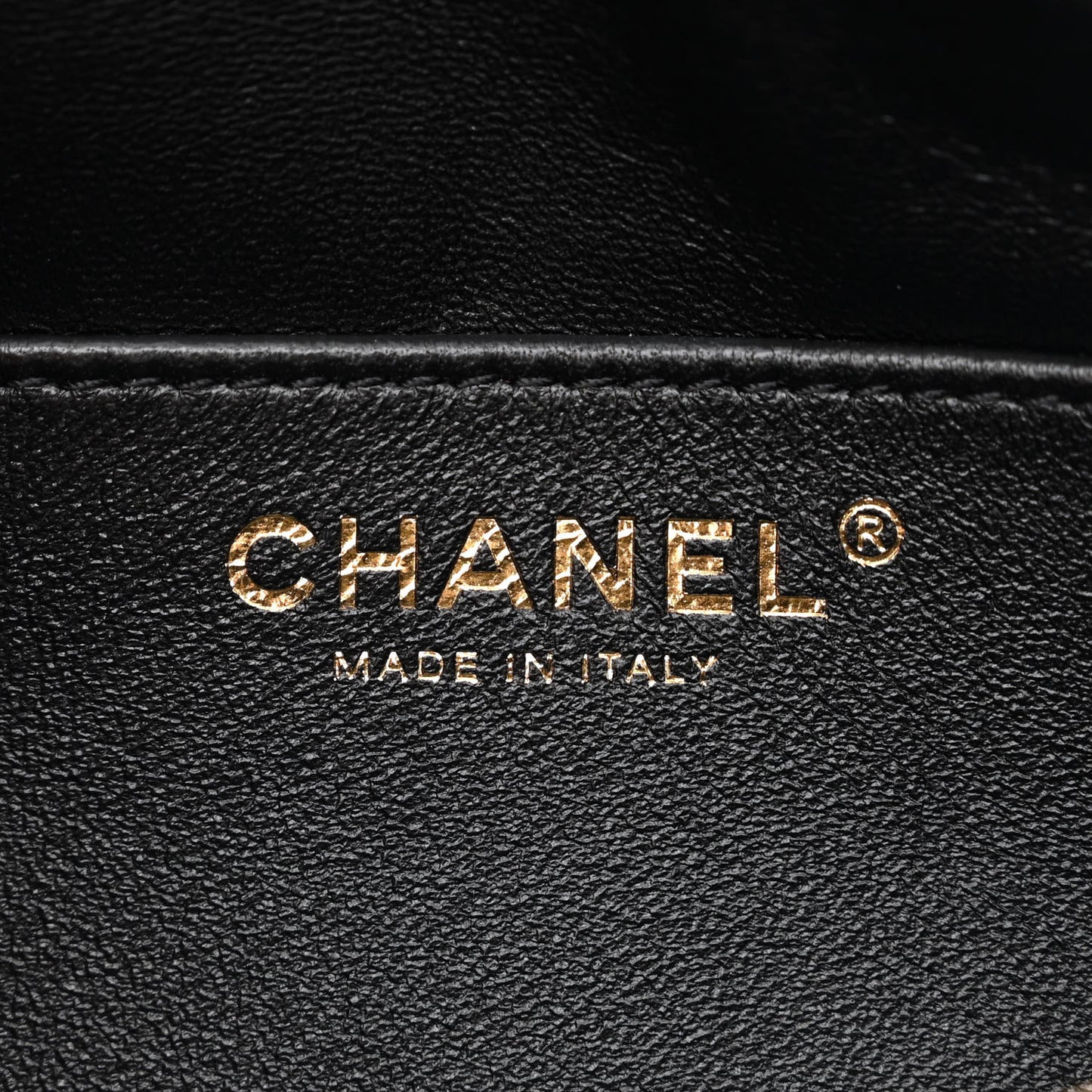 Lambskin Quilted Waist Bag Fanny Pack Black