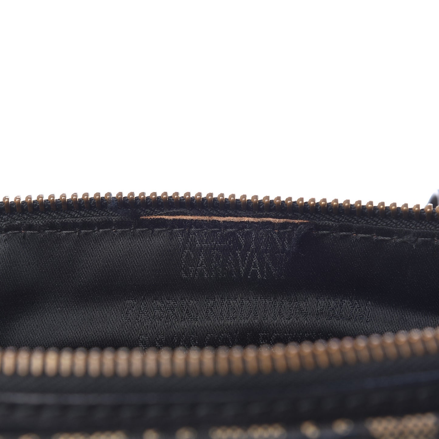 Jacquard Print V logo Shoulder Bag Black