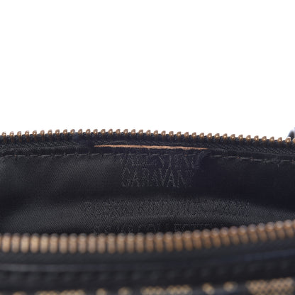 Valentino Garavani Jacquard Print V logo Shoulder Bag Black 7 of 19