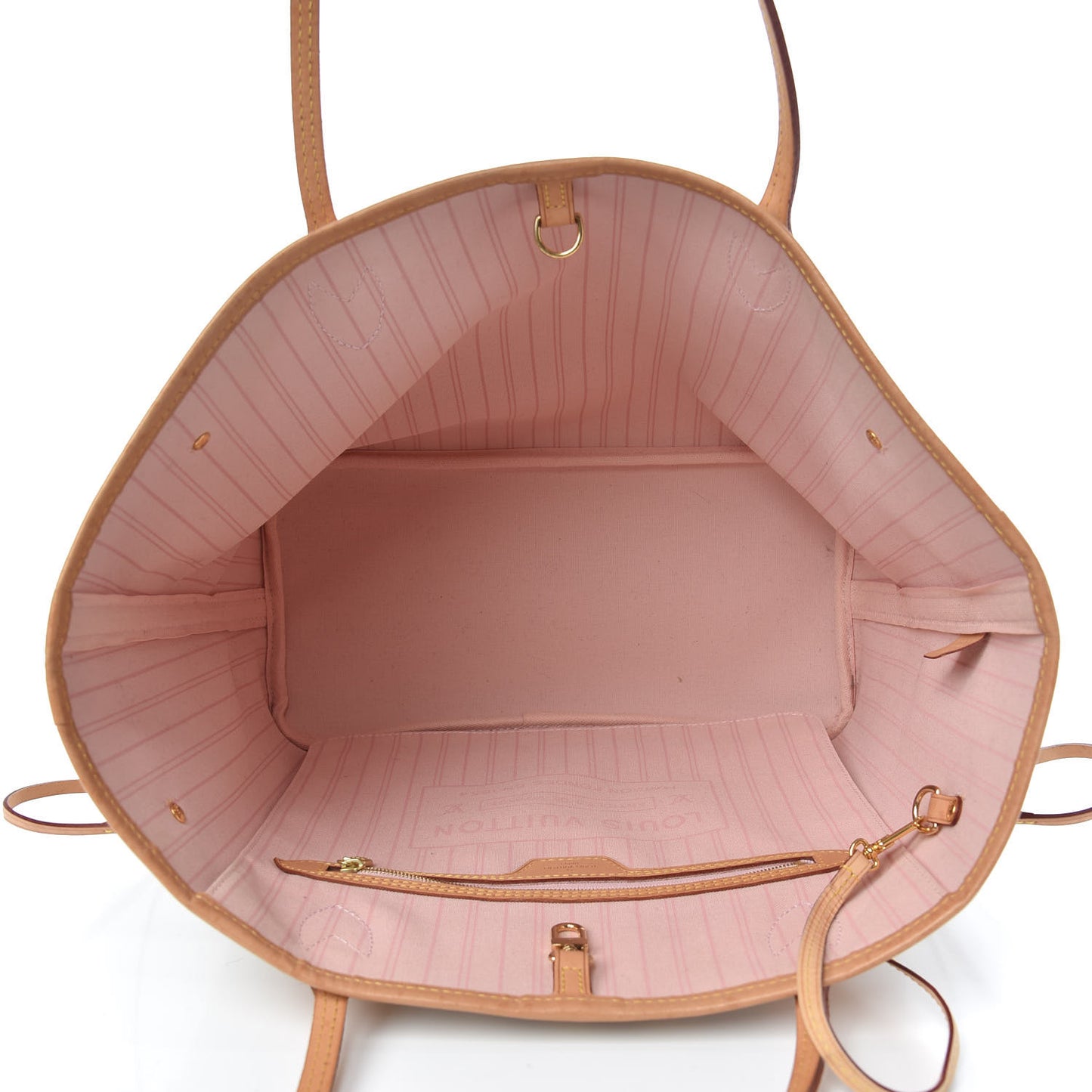 Damier Azur Neo Neverfull MM Rose Ballerine