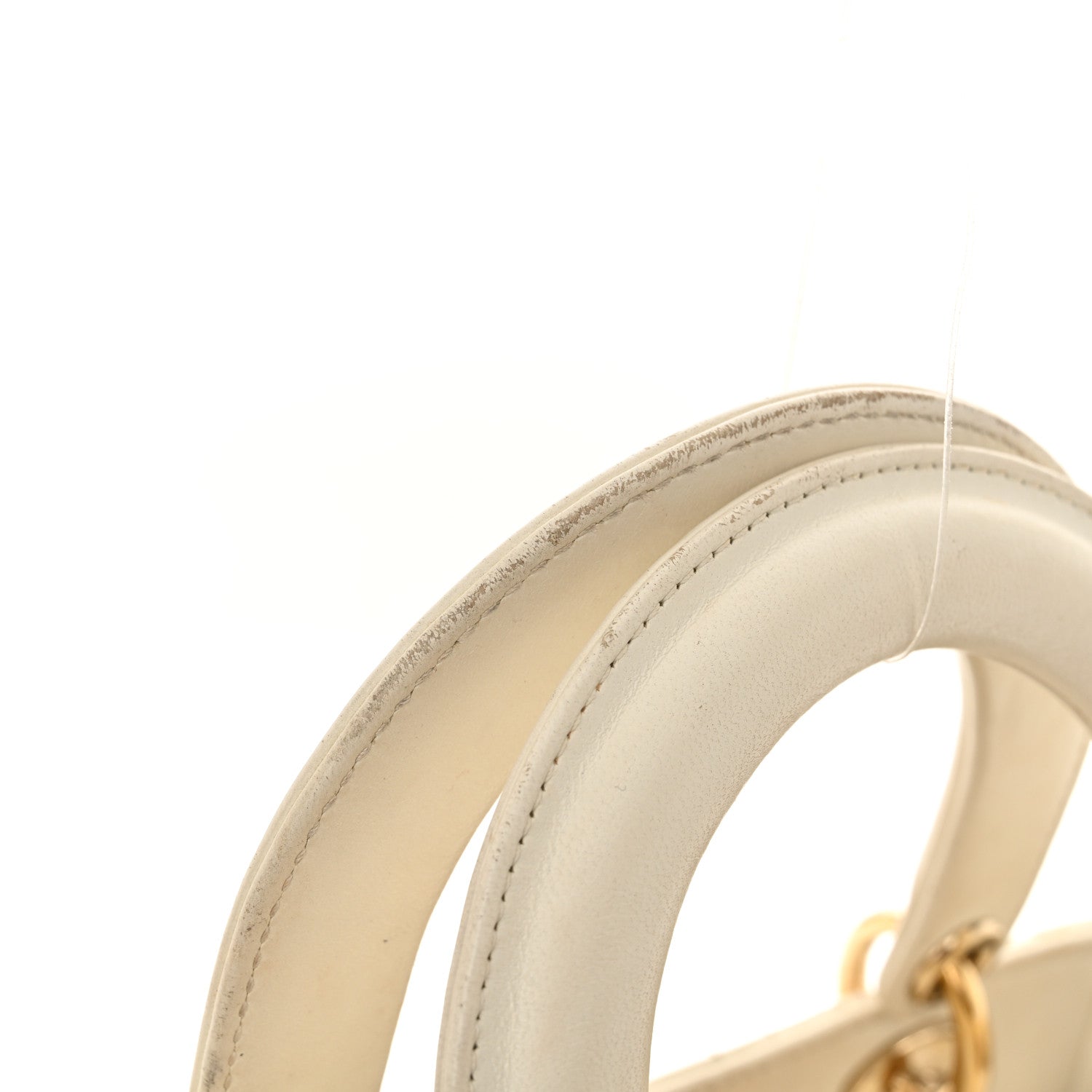 Christian Dior Lambskin Cannage Small My ABCDior Lady Dior White 15 of 17