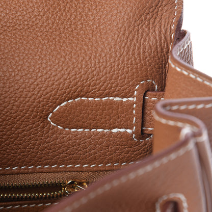 Hermes Togo Kelly Retourne 32 Gold 14 of 38