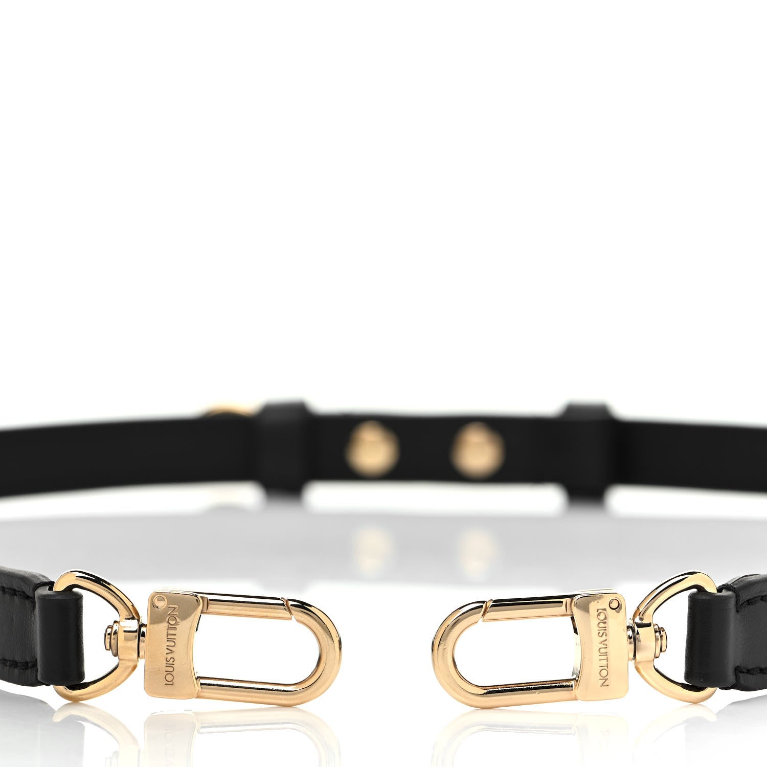 Louis Vuitton Calfskin Neonoe Shoulder Strap Black 3 of 4