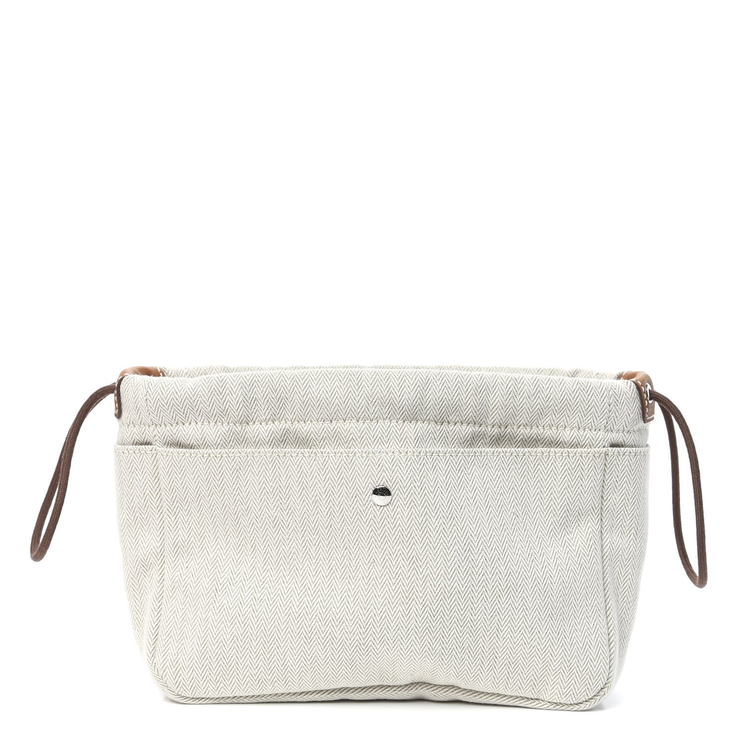 Hermes Canvas Barenia Fourbi 20 PM Pouch Naturel Fauve 1 of 10