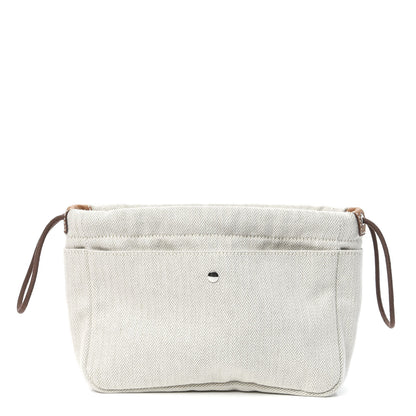 Hermes Canvas Barenia Fourbi 20 PM Pouch Naturel Fauve 1 of 10
