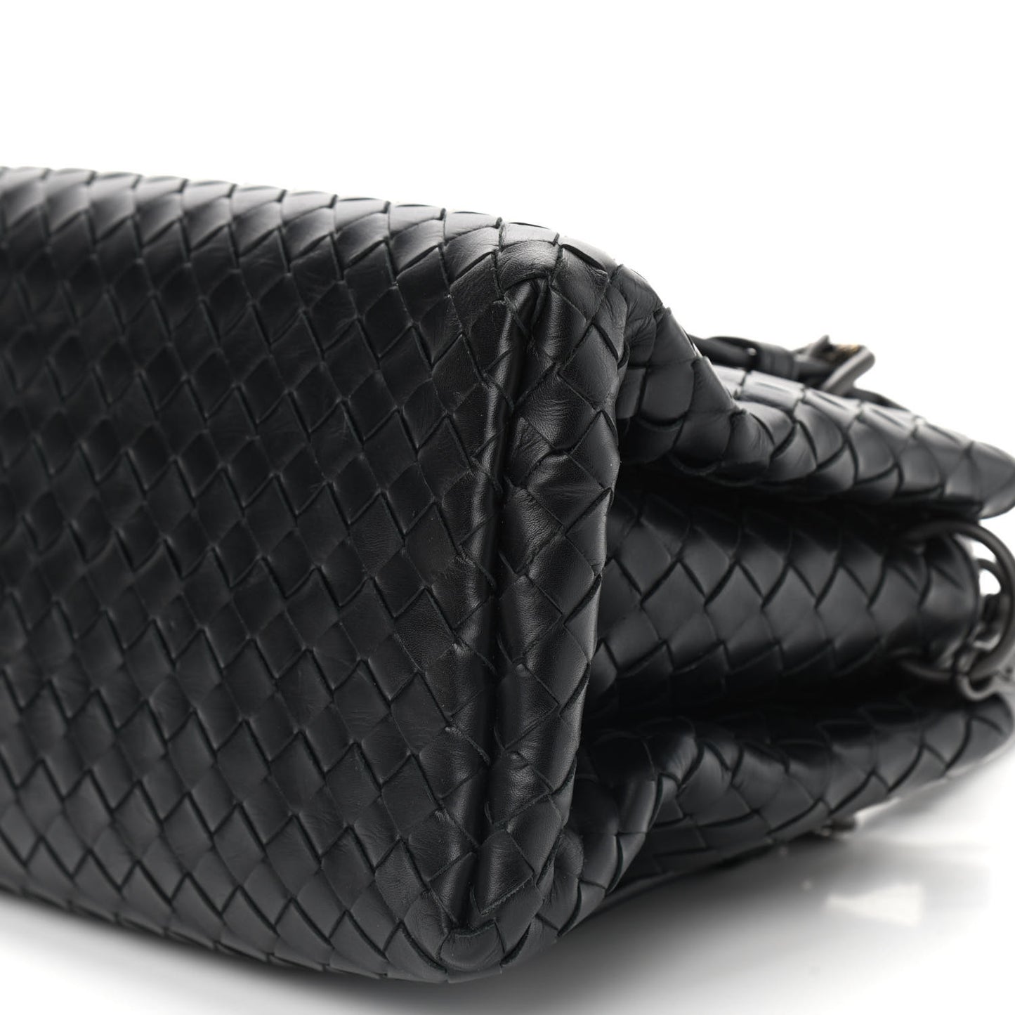 Calfskin Intrecciato Mini Roma Light Tourmaline