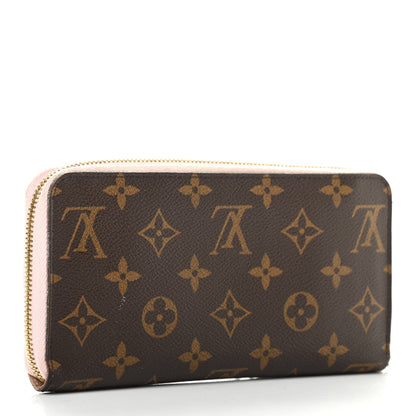 Louis Vuitton Monogram Pompon Zippy Wallet Rose Ballerine 3 of 9