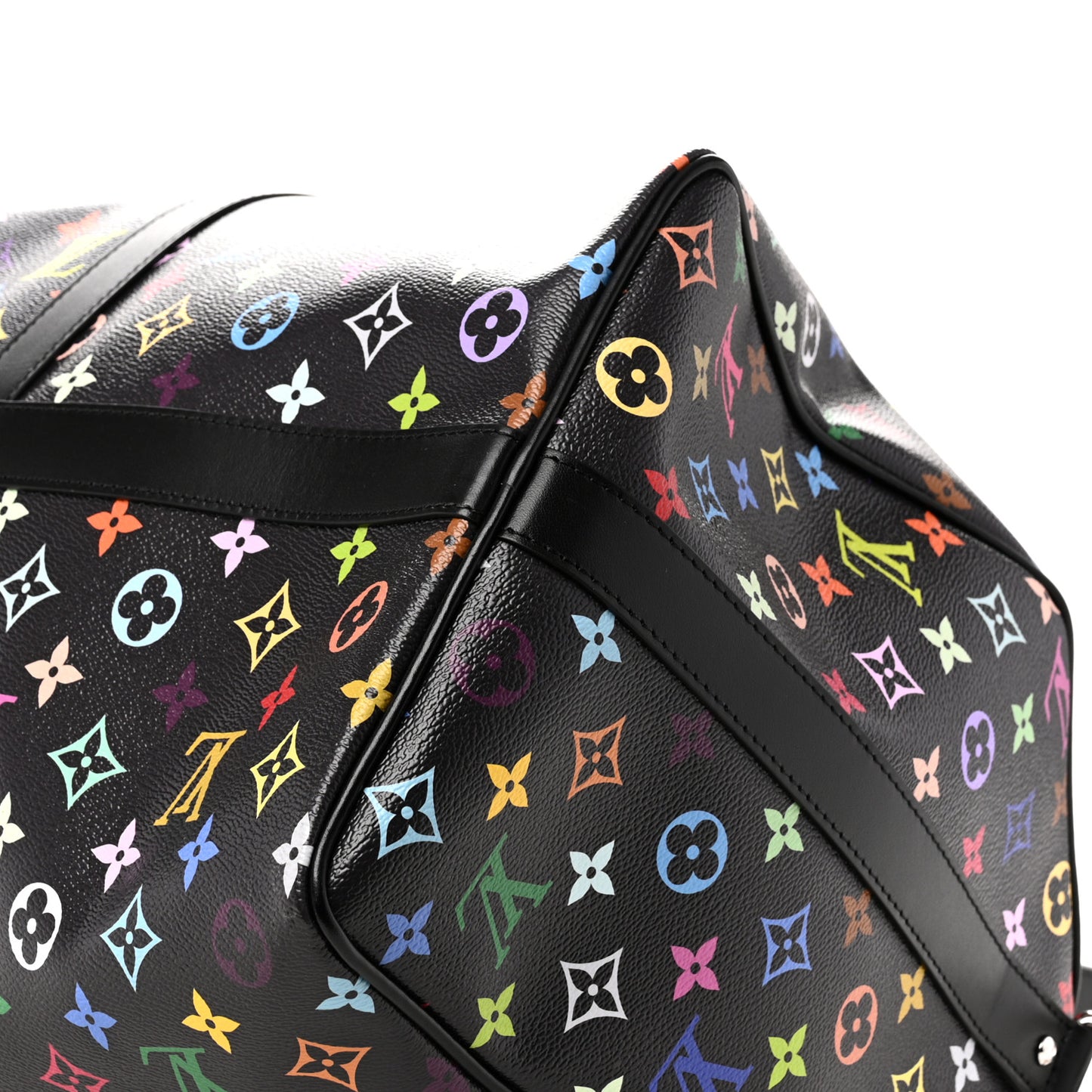 LV X TM Monogram Multicolor Keepall Bandouliere 50 Black