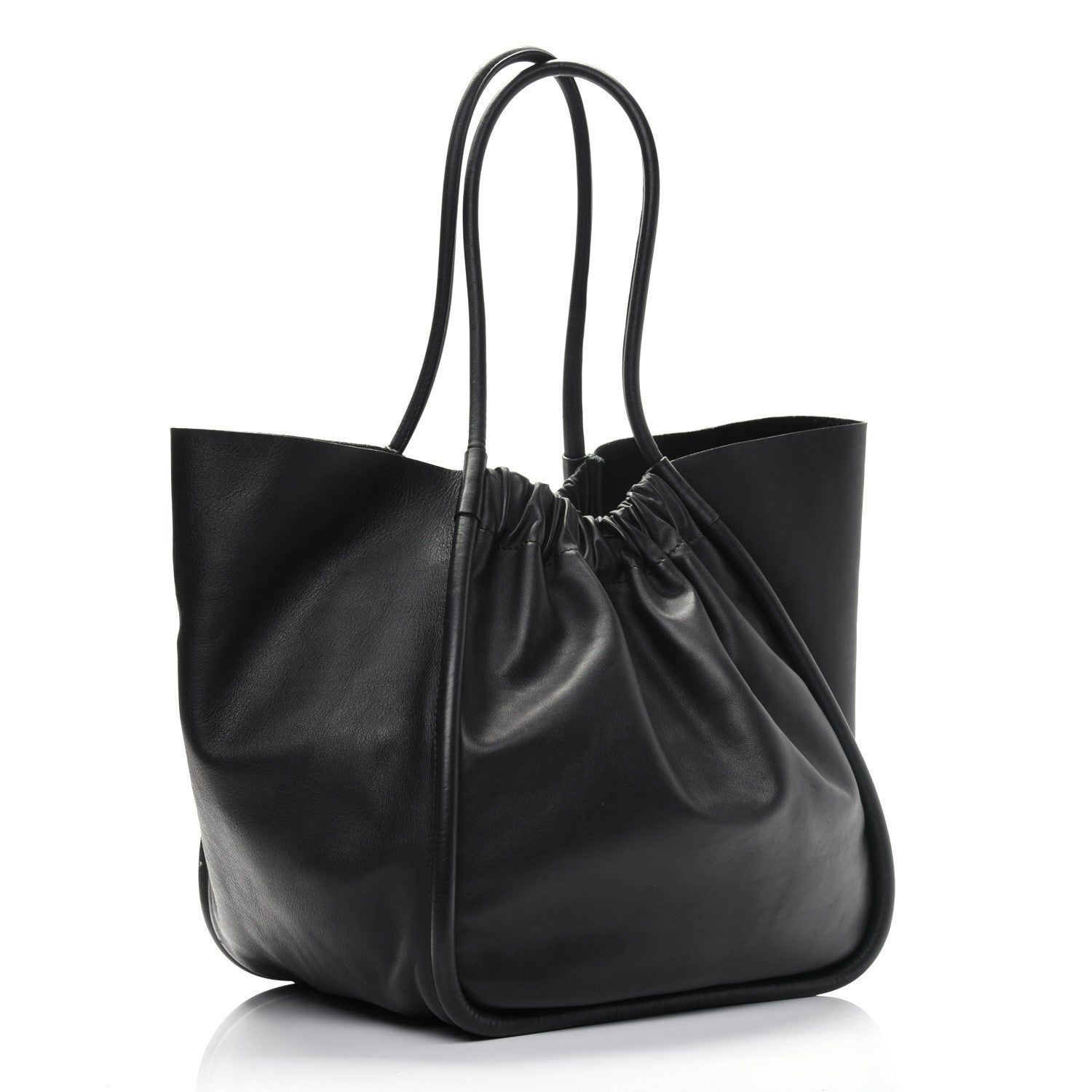 Proenza Schouler Calfskin XL Ruched Tote Black 3 of 17