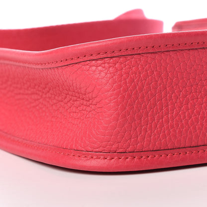 Hermes Taurillon Clemence Evelyne TPM Rose Extreme 8 of 10