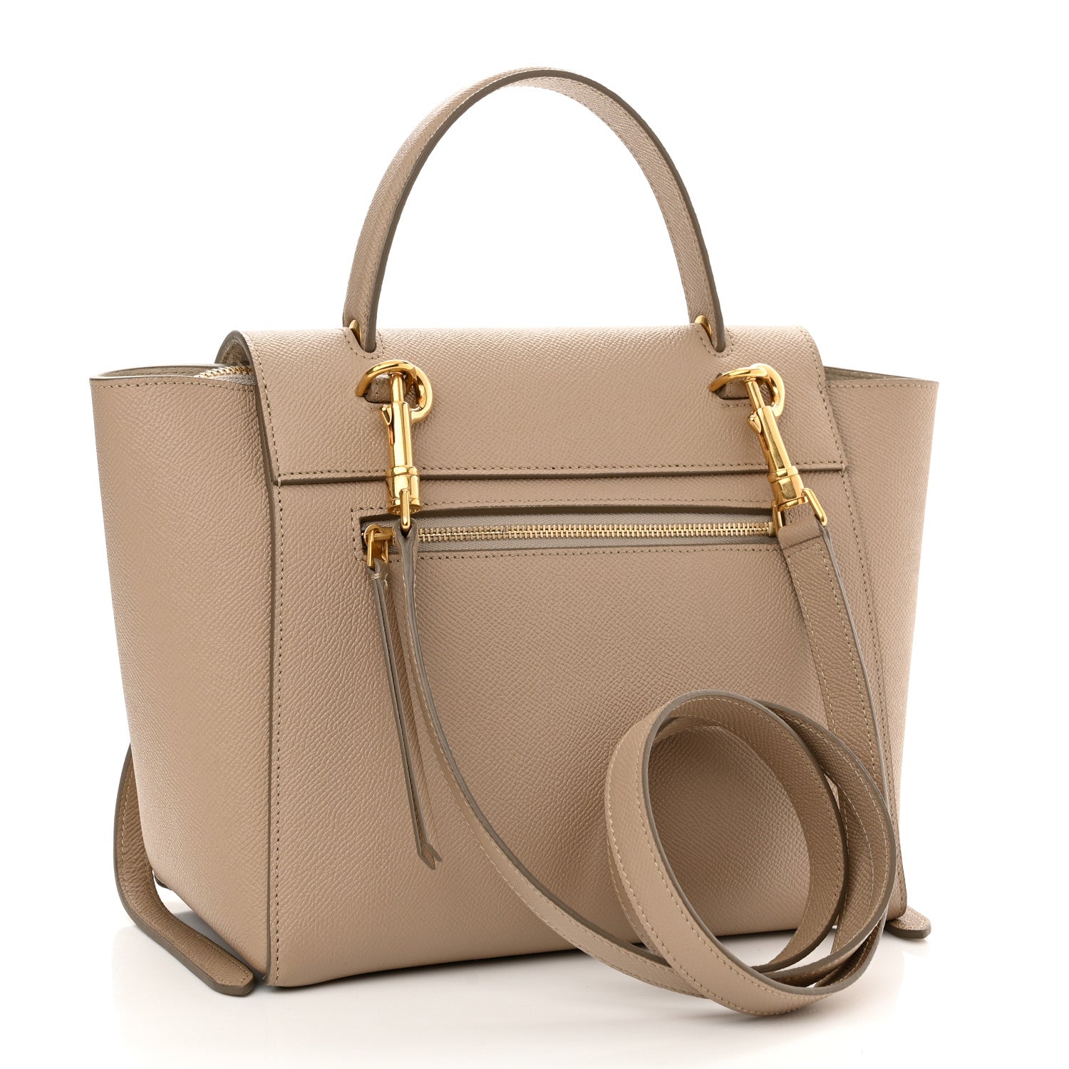 Celine Grained Calfskin Micro Belt Bag Light Taupe 3 of 9