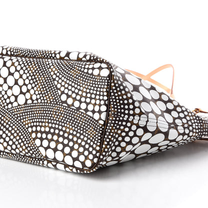 Louis Vuitton Monogram Kusama Waves Neverfull MM White 5 of 10