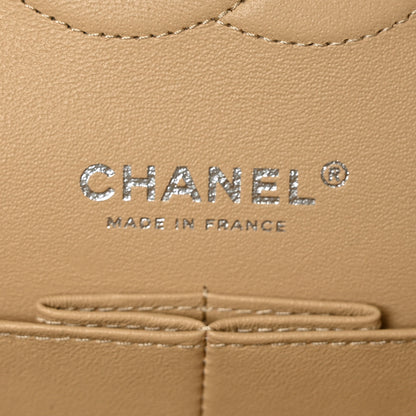 Chanel Caviar Quilted Medium Double Flap Beige 6 of 10