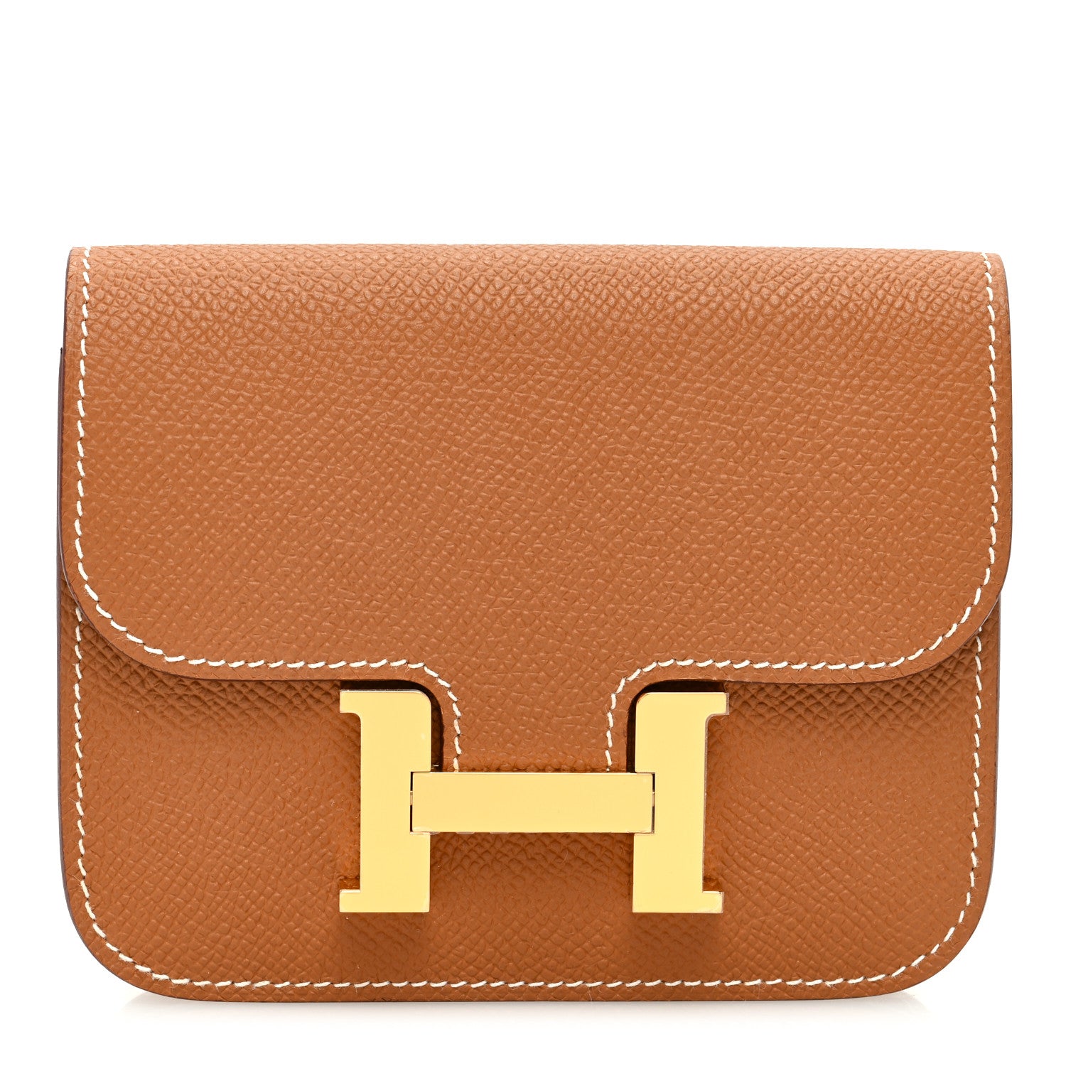 Hermes Epsom Constance Slim Wallet Gold 1 of 8