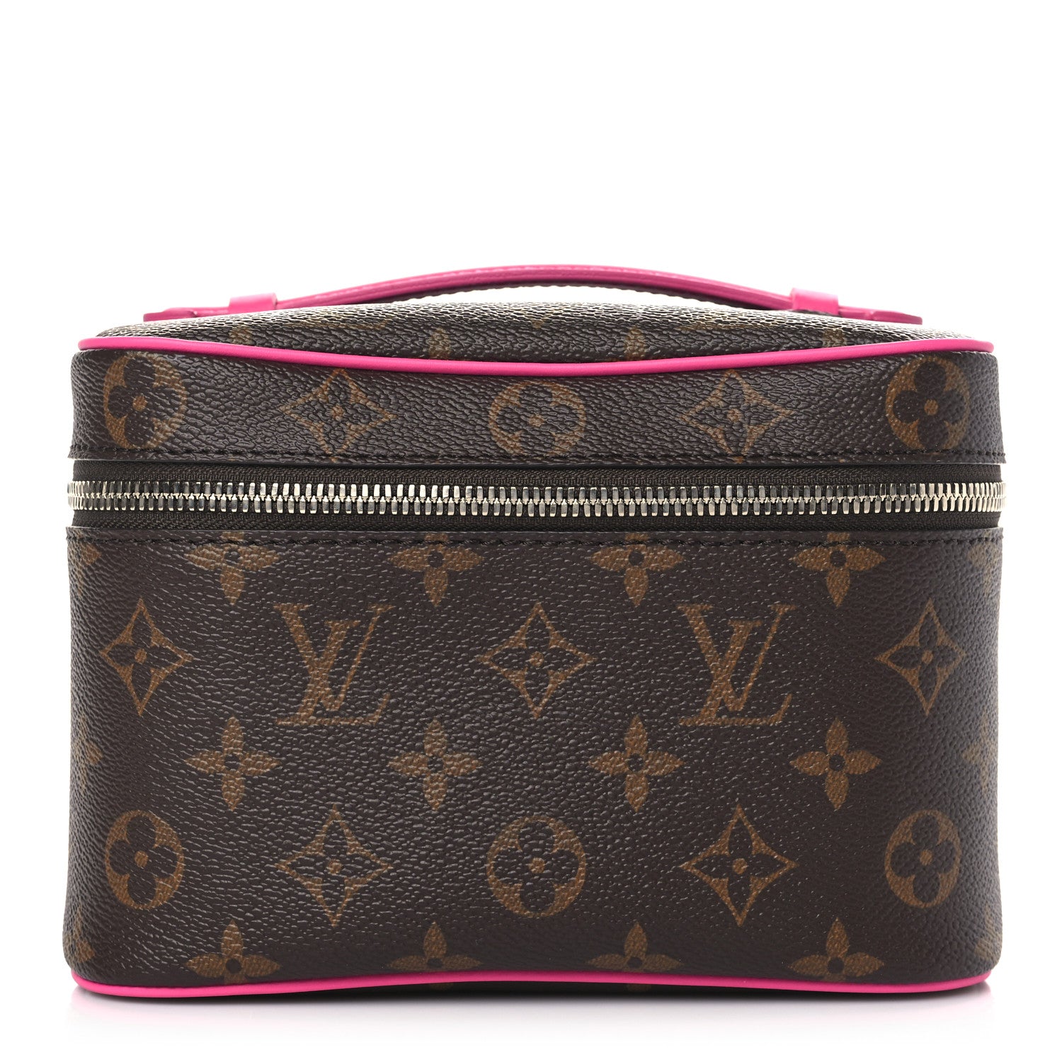 Louis Vuitton Monogram Macassar Nice Mini Fuchsia 1 of 10
