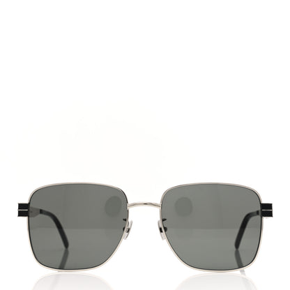 Saint Laurent Metal Sunglasses SL M55 Black 2 of 7